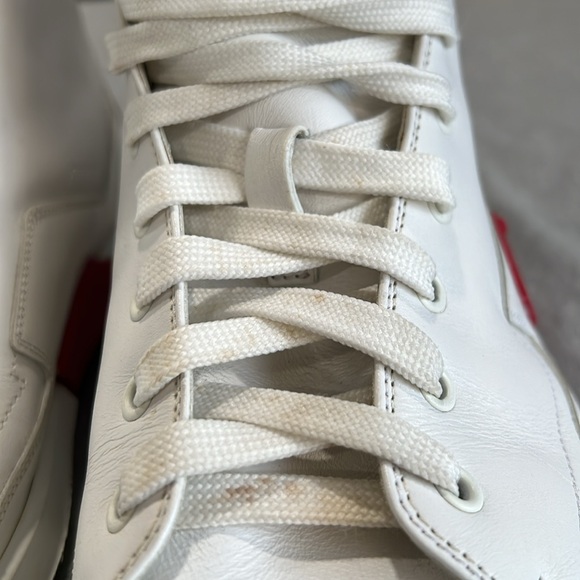 PRADA LINEA ROSSA HIGH TOP SNEAKERS 👟 Made in ITALY 🇮🇹 - Picture 3 of 17